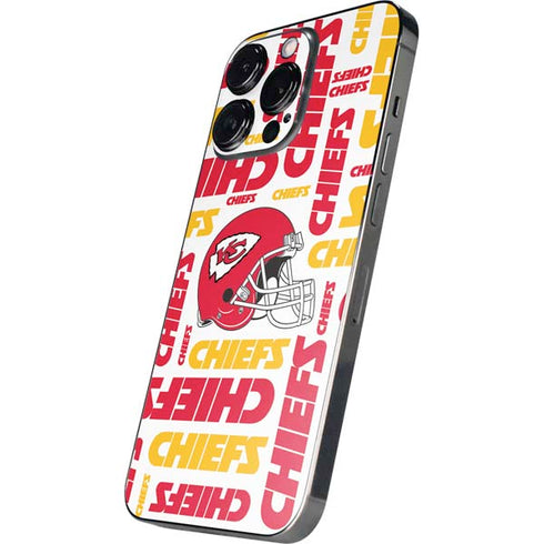 NFL Kansas City Chiefs White Blast iPhone 16 Pro Skin